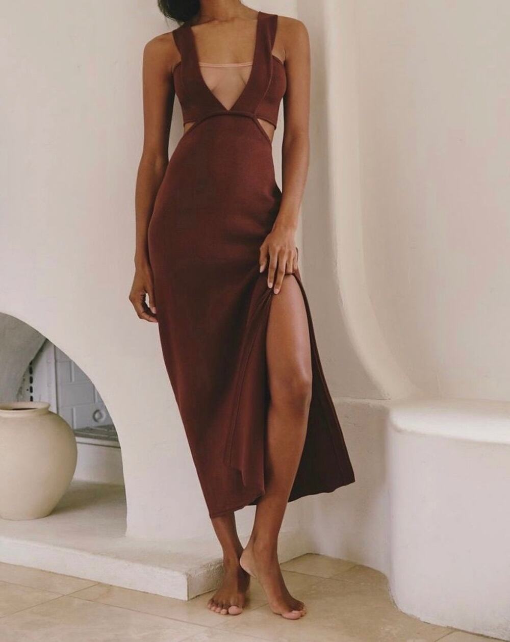 NWT Anthropologie Celandine Midi Cut-Out Dress, XL, MSRP $168